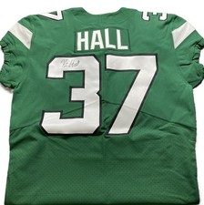 Bryce Hall Hand Signed AUTHENTIC 💪 New York Jets Jersey 👕 Includes PSA COA💯