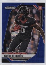 2025 Panini Prizm Draft Picks Blue Wave Prizm 289/299 Xzavier Henderson #15 hu1