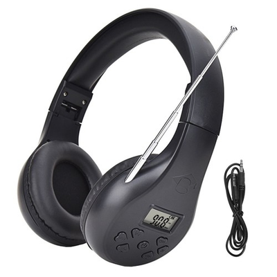 #ad FM Radio Reception Headphone comes with AUX capabilities for using on computer AU $23.32