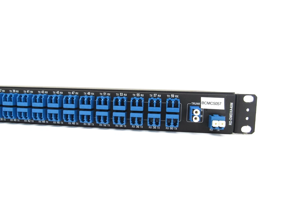 Multiplexor y desmultiplexor de fibra óptica MRV RD-DMDXA40M ADVA DWDM con RMK Foto 3 de 4