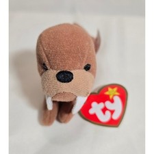 Ty Teenie Beanie Babies Tusk the Walrus Plush Toy with Tag
