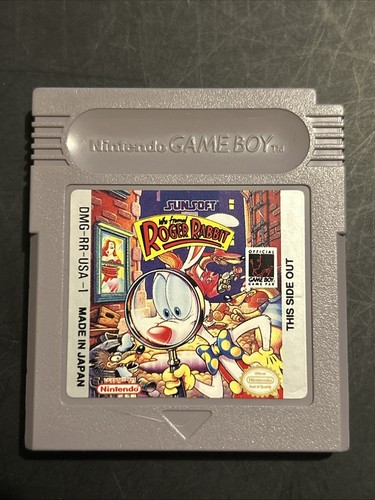 Who Framed Roger Rabbit Nintendo Game Boy Cart Only Cleaned Tested ...