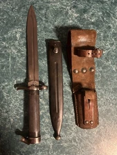 Swedish Model 1896 Mauser Bayonet With Scabbard and Leather frog M1896 PLS READ