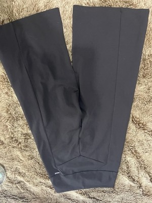 Patagonia Wide Leg  Black Pants Sty82915 Size S Recycled Polyester Made Salvador