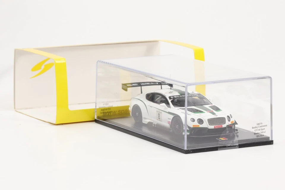 1:43 Spark Bentley Continental GT3 M-Sport Bentley 24h Di Spa 2014 SB079 - Immagine 4 di 4