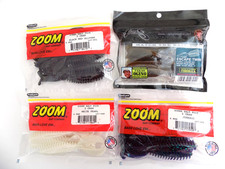 ZOOM Z-CRAW 4" & NORIES ESCAPE TWIN CRAW 4.5" - 4 PACKS - D43