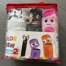 Baby First TV Color Crew Talking Crayons Plush Pack Of 6 Brand New