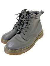 Dr. Martens 939 Vintage Men Boots Black Leather Padded Collar Made England Sz 8