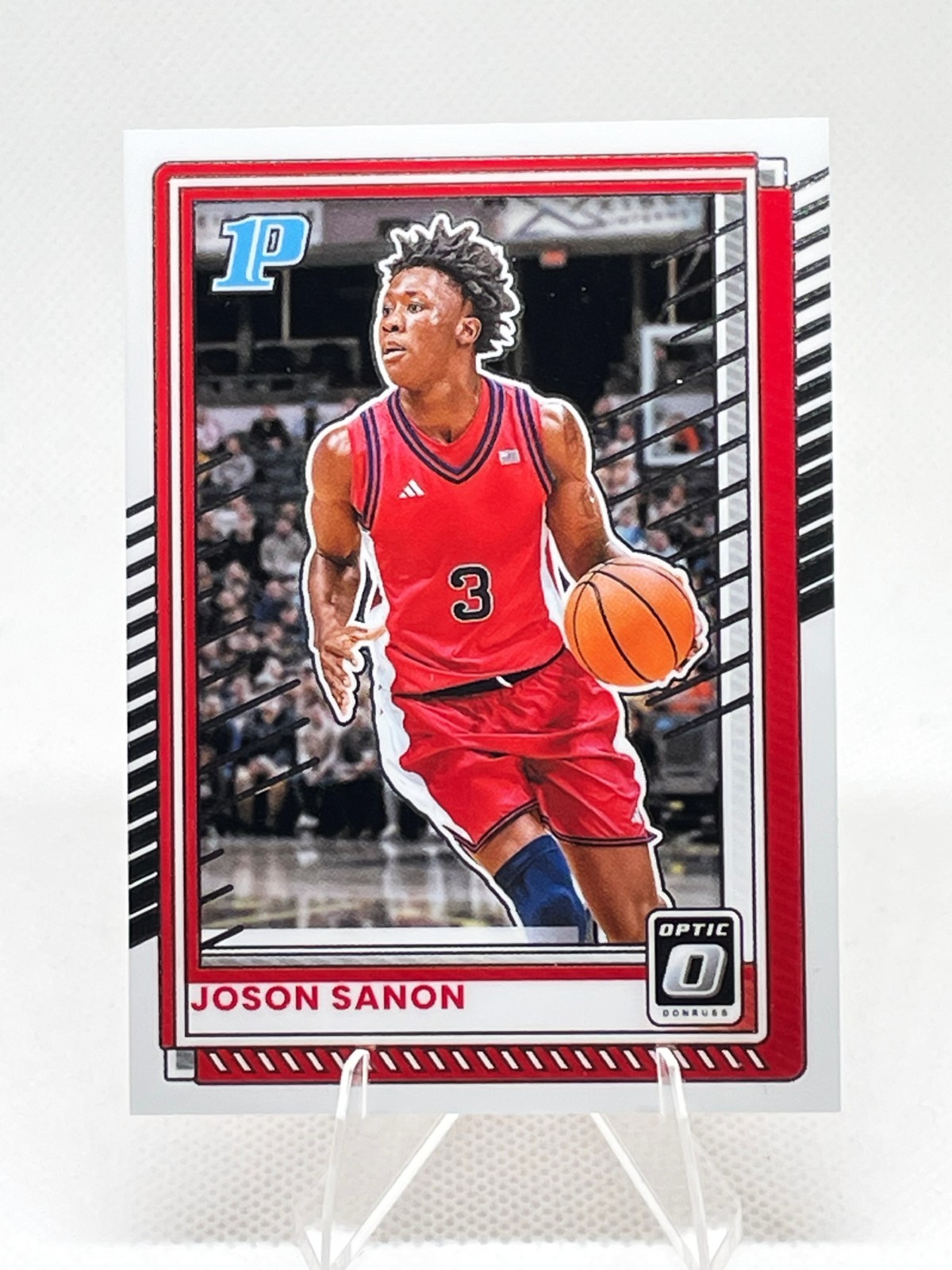 2025-26 Panini Donruss Joson Sanon #50 OPTIC 1st 1P St John's West Virginia
