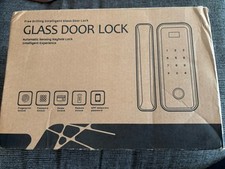 Smart Fingerprint Lock With Alarm For Home Security Access Control Glass Door