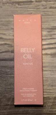 New! HATCH MAMA Belly Oil Mini Me Stretch Mark Smoothing Therapy 1oz