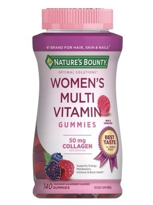 Nature's Bounty Optimal Solutions Women's Multivitamin Gummy Vitamins, 140 Ct