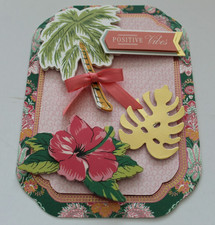Anna Griffin "Friendship - Positive Vibes " 3D Handmade Layered Card