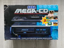 Sega Mega CD Console Boxed, PAL, Official Power Unit, Thermal plate, AV Cable