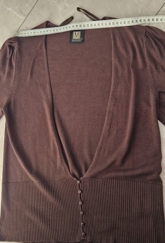 MADELEINE 36 38 S M SHIRT JÄCKCHEN BROWN SCHOKO 100% SEIDE TOPZUSTAND - Bild 4 von 12