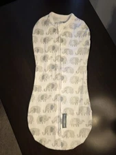 SWADDLE ME By Ingenuity Compression Pod Two-Way Zipper For Easy Changes 0-2M New
