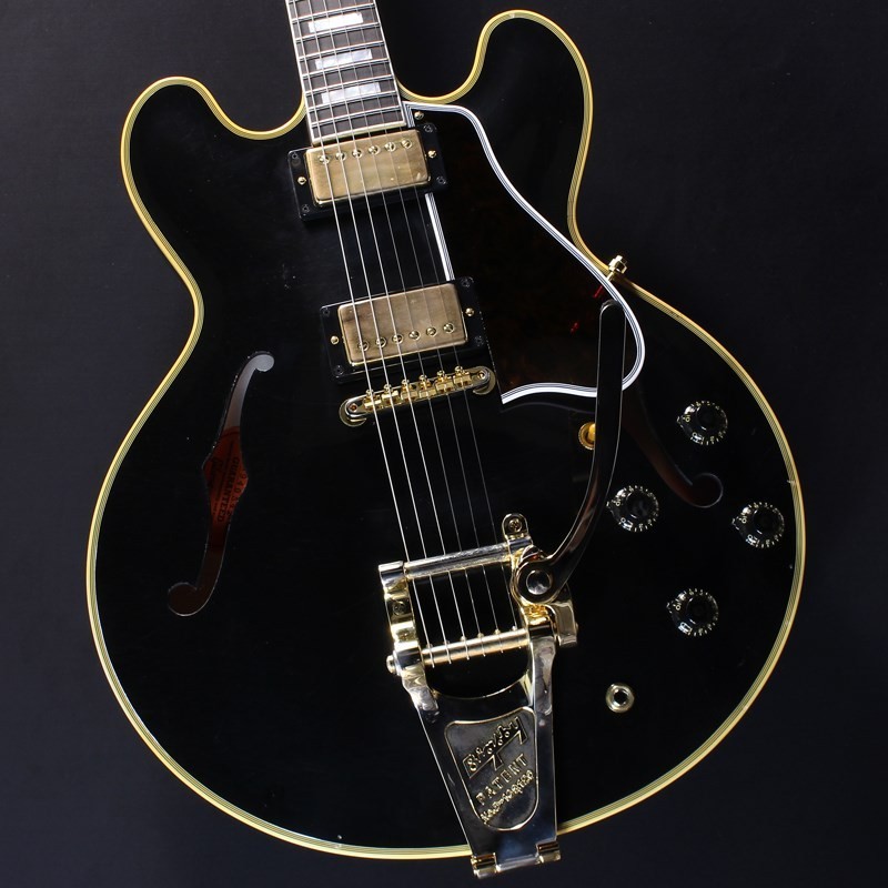 ギター Gibson Custom Shop ES-355 Bigsby Gibson Custom Shop 1959 ES-355 Bigsby Reissue Ebony Murphy