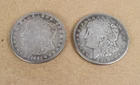 Lot of 2 Morgan 1921 Silver Dollar Coin S & D US Liberty Eagle One Dollar Silver