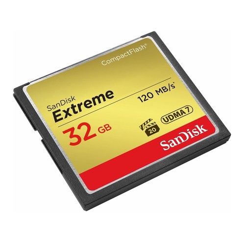 Sandisk CF Extreme Card 32GB 64GB 128G Compact Flash Memory Card Full HD 120MB/s - Picture 5 of 11