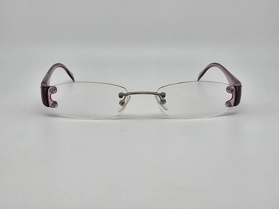 Marco de gafas sin montura Valentino 5316/B 001P cristal de glicinia púrpura Italia Foto 2 de 4