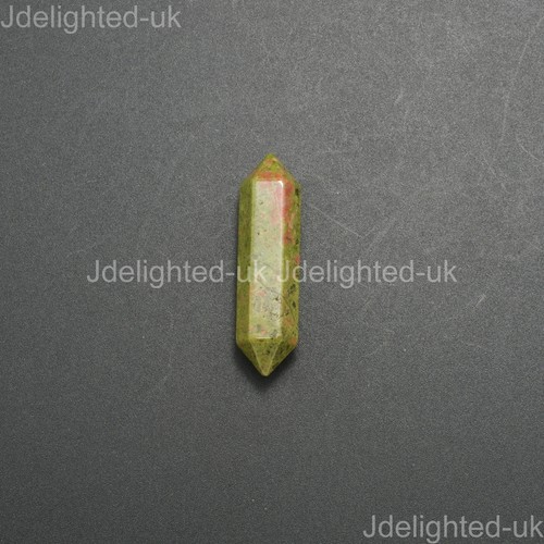 Piedra preciosa natural hexagonal puntiaguda chakra reiki colgante cuentas curación - Imagen 33 de 41