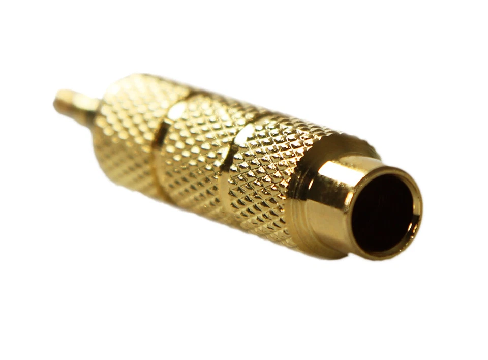 Klinke Adapter von 6,3 mm Buchse auf 3,5 mm Stecker - Vergoldeter Klinkenstecker - Bild 3 von 4