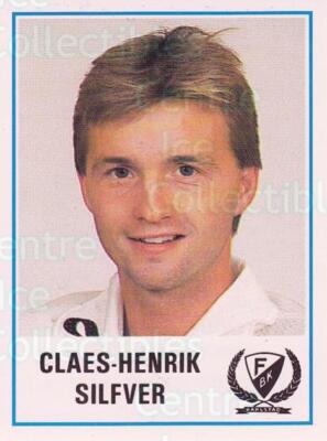 1987-88 Swedish Panini Elitserien Stickers #103 Claes-Henrik Silfver