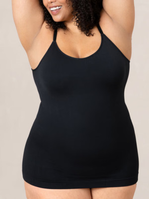 Shapermint Empetua Womens Medium All Day Every Day Scoop Neck Cami in Black 1085