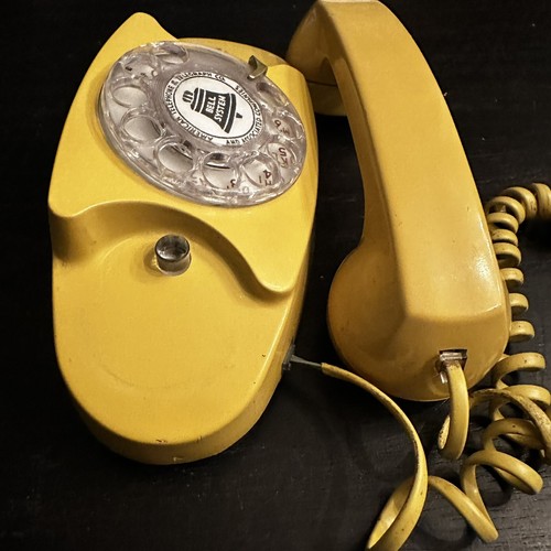 Vintage Princess Telephone Gold Yellow 702B Bell System Rotary Dial Bell 1960s - Picture 7 of 11