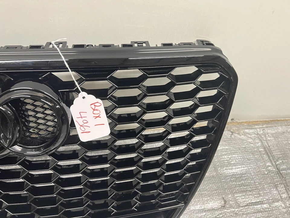 2013 2014 2015 2016 2017 AUDI A5 S5 QUATTRO GLOSSY BLACK FRONT GRILLE - Image 4 of 4
