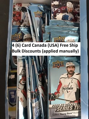 2022-23 22-23 Upper Deck Series 2 Hockey Base U PICK Team Set 251-450