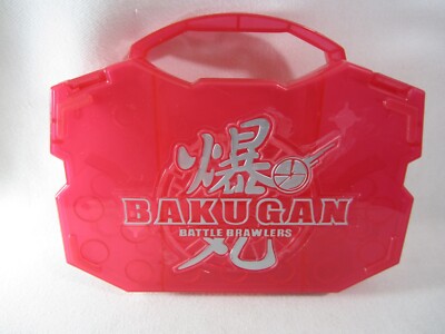Bakugan Battle Brawlers Red Storage Carrying Case Holds 26