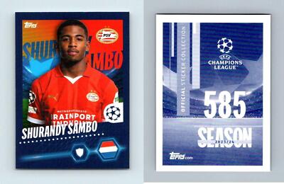 Shurandy Sambo #585 UEFA Champions League 2023/24 Topps Sticker