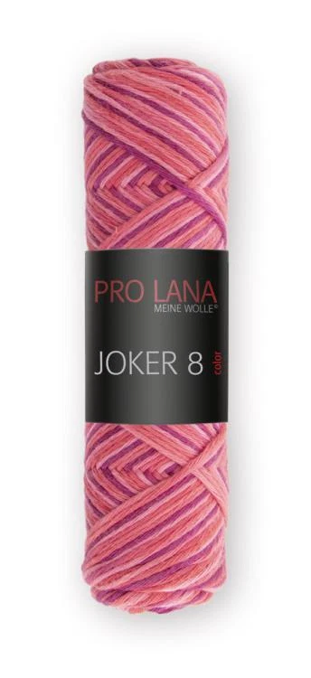 LANGENDORF & KELLER GMBH Pro Lana Joker 8-fach color 50 g Topflappengarn in bunten Farben