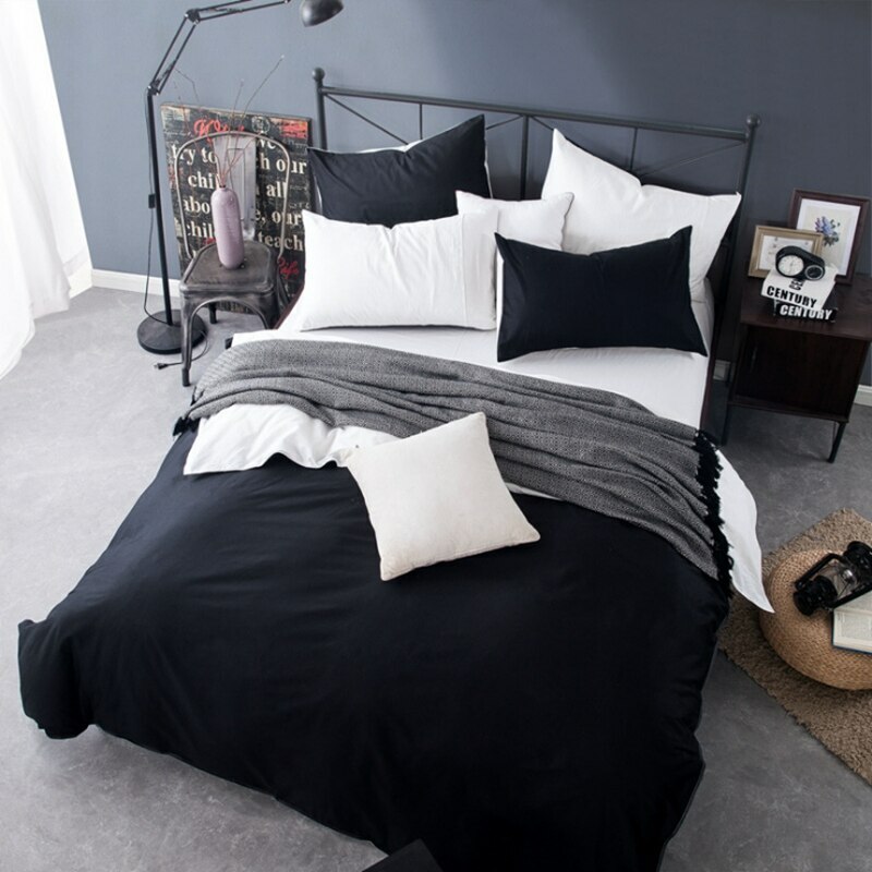 Polyester Fiber High Quality Pure Color Reactive Dyed Double-sided Quilt Cover Super promocyjna cena tanio