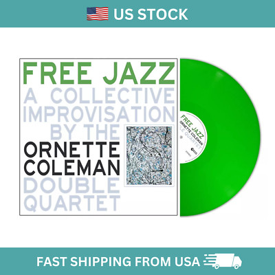 The Ornette Coleman Double Quartet   Free Jazz 12'' LP Green Colored Vinyl Record