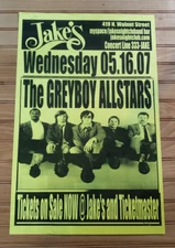 Greyboy Allstars Jake's Nightclub Bloomington IN 5-16-2007 RARE promotion Poster