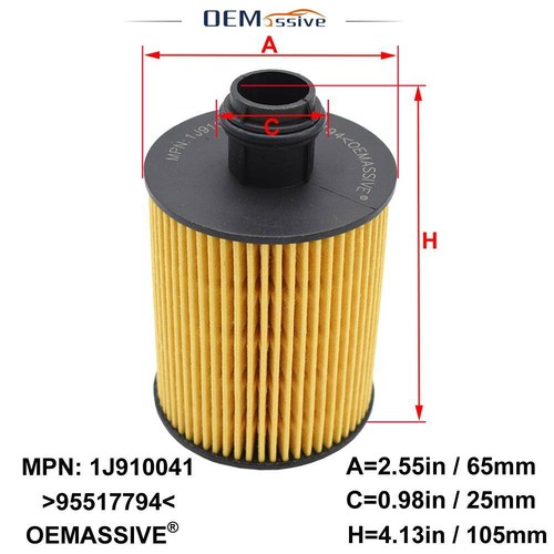 Oil Filter For Opel Vauxhall Astra J Insignia A Zafira 2.0 CDTi Diesel