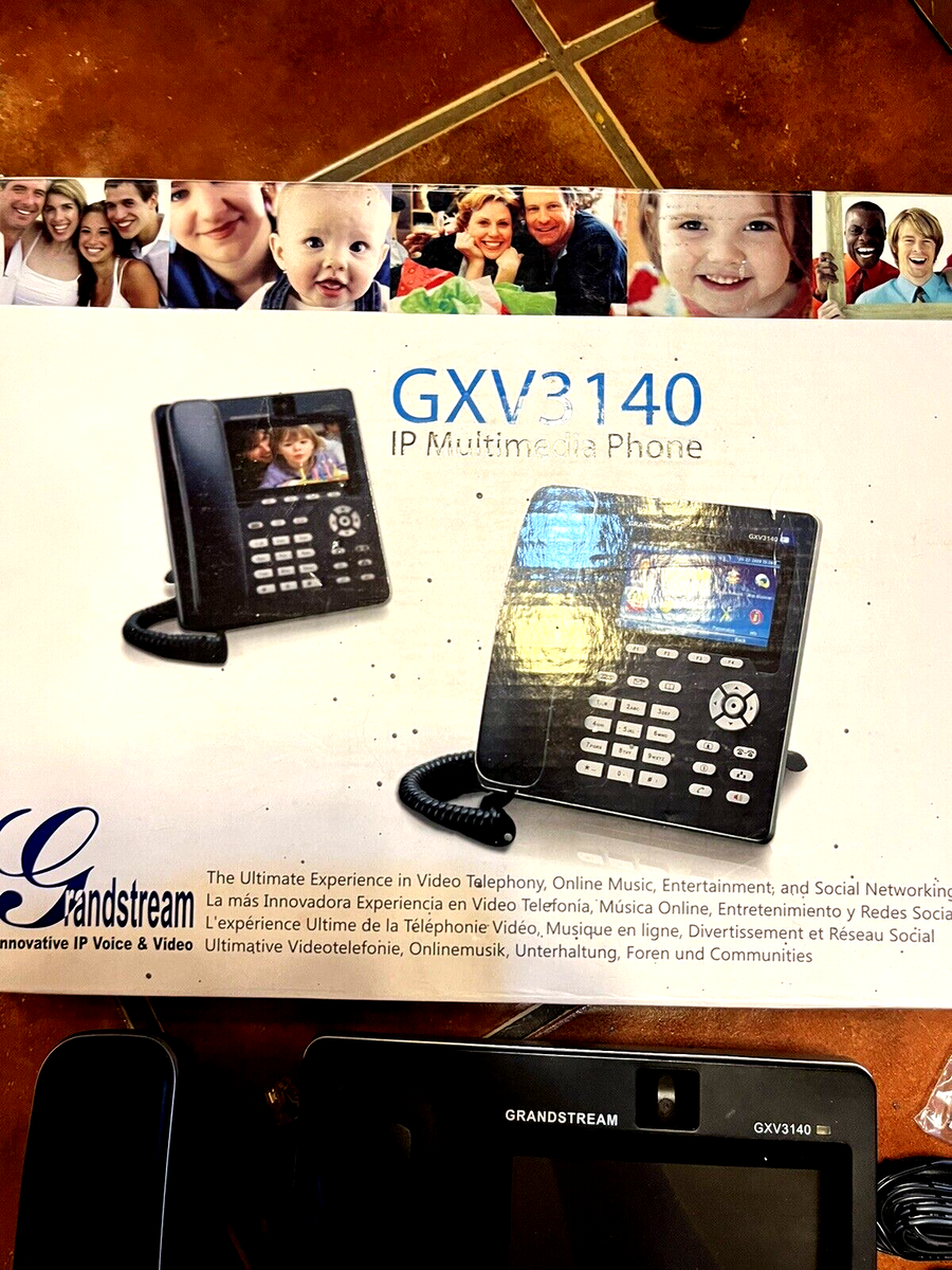Grandstream GXV3140 Color Display Multimedia IP Phone | eBay Grandstream GXV3140 Color Display Multimedia IP Phone | eBay