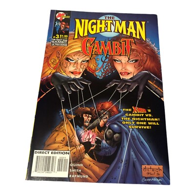 Malibu Comic - The Night Man / Gambit #3 (May 1996).