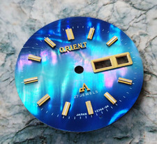 Esfera Nos Automática Fregona Esfera Azul Para ORIENT Chrono Ace CA 27 Joyas Original 2