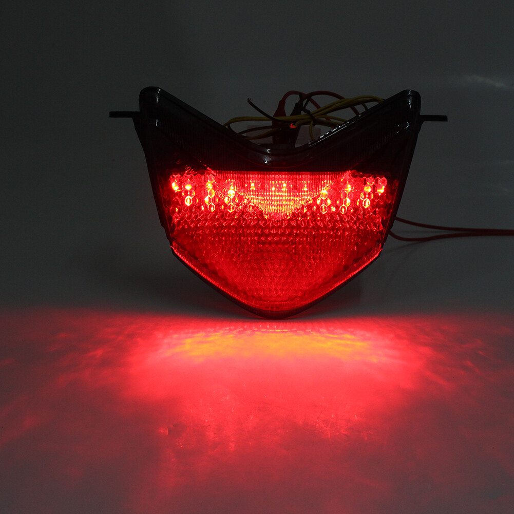 LED Taillight w/ Turning Signal Lamp Smoke Fit KAWASAKI