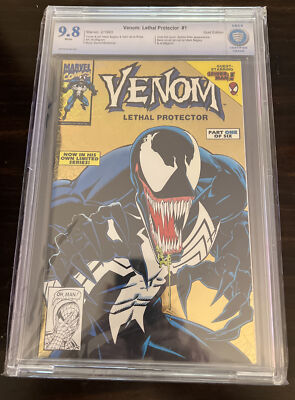 Venom Lethal Protector #1 comic GOLD CBCS 9.8 | eBay