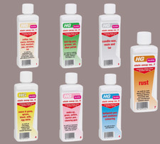 Image of HG Stain Away NO 1-7 Stain Remover Removes Stains Textiles Fabrics 50ml