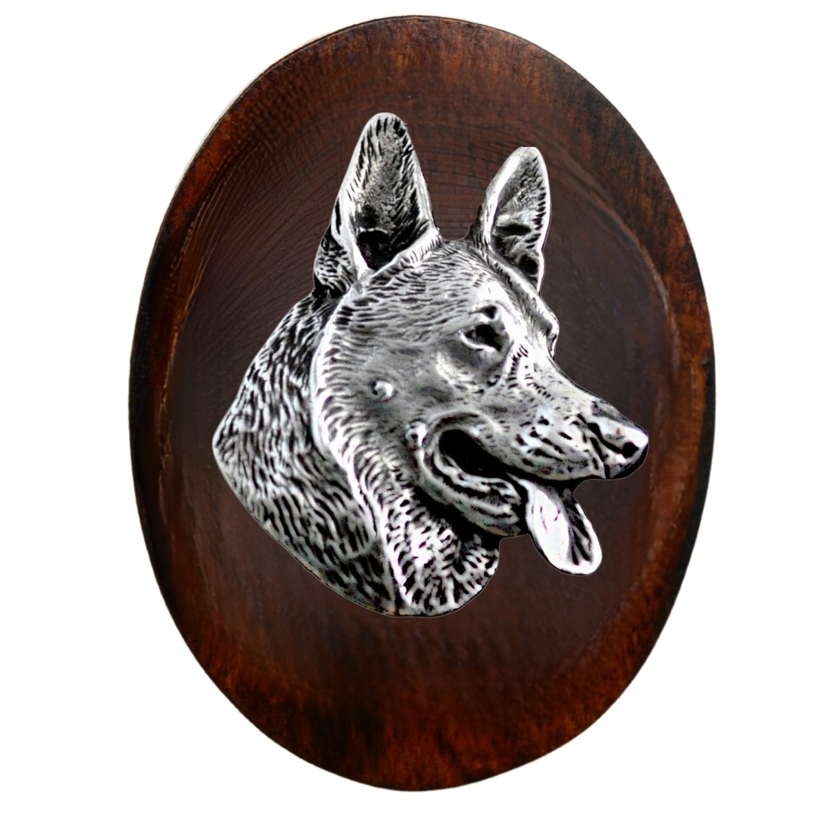 German Shepherd Dog, Alsatian Wolf Dog Dog show brooch, starter
