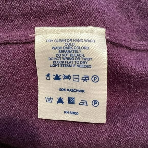 Land’s End Cashmere Vest Purple eBay
