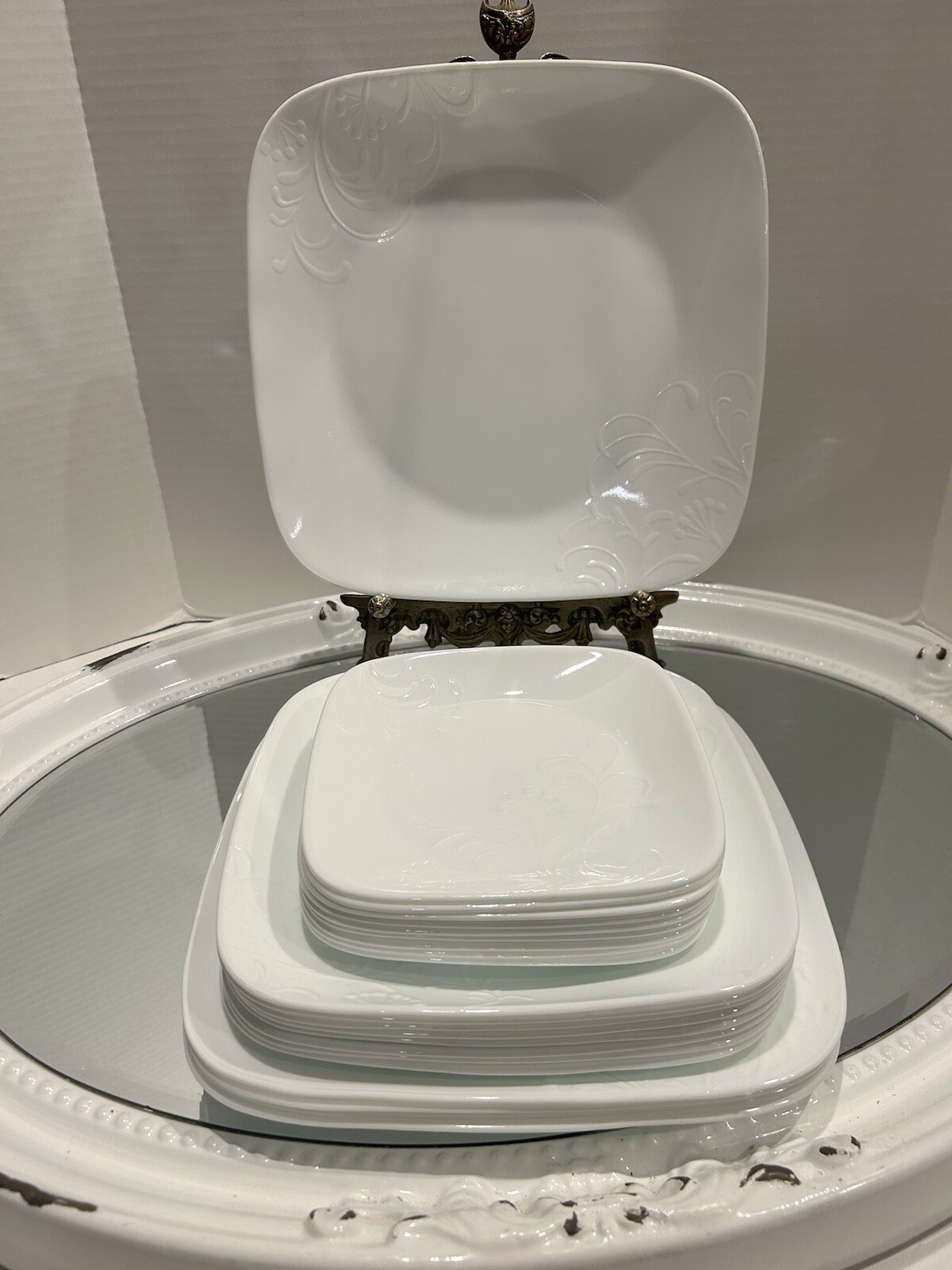 Set Of 22 Corelle Boutique Cherish Dinner Luncheon Salad Plates