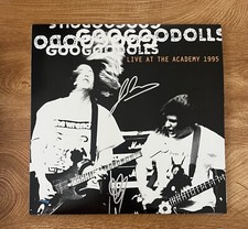 * GOO GO DOLLS  * signed vinyl album * LIVE AT THE ACADEMY 1995 * JOHN & ROBBY *