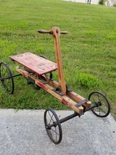 Antique Irish Mail Cart pedal car.