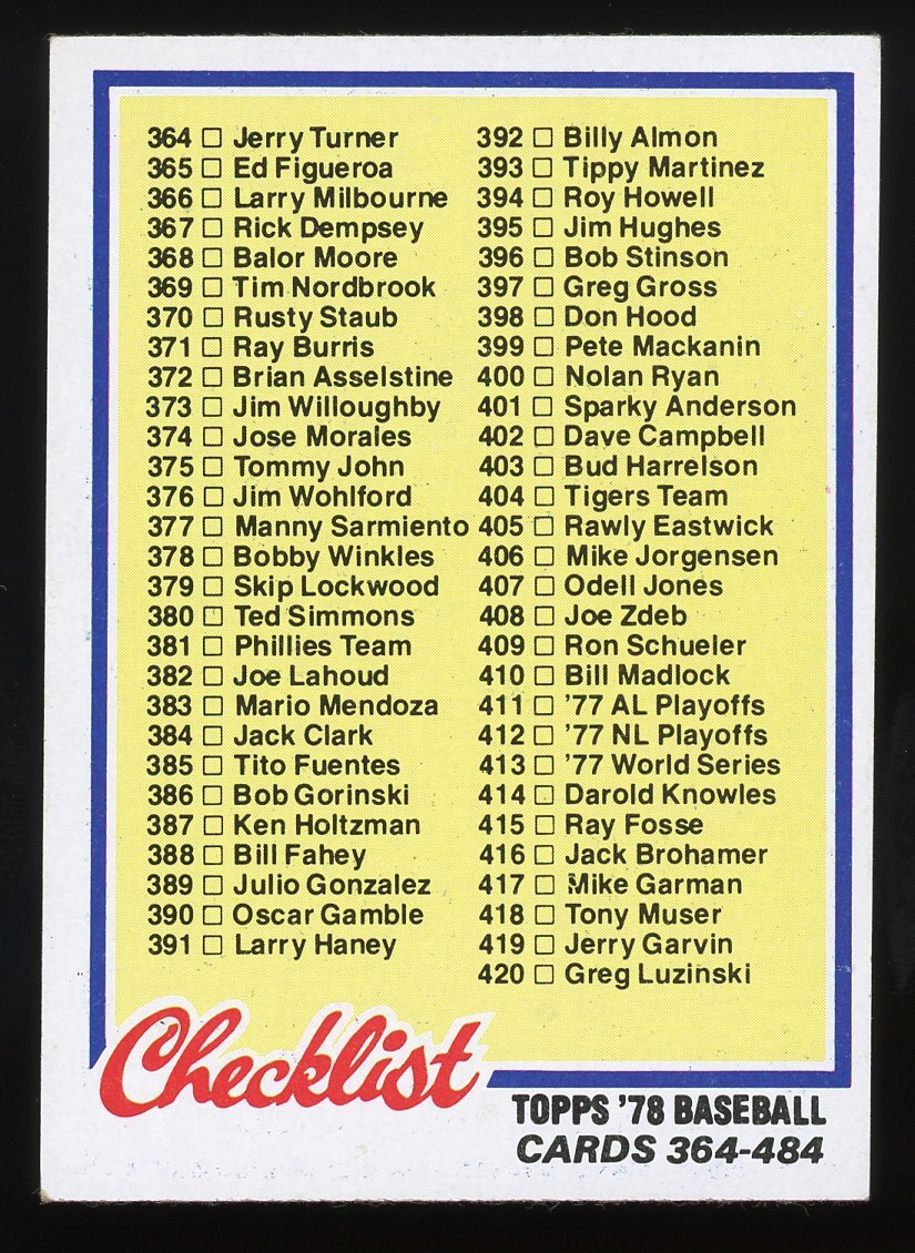 1978 Topps Baseball cards, 242-483, Complete Your Set. Pick from list! 30% Off! - Picture 194 of 242